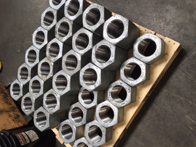 400 Pack 5/16-18 Heavy Hex Nuts – Hot Dipped Galvanized, A563 Grade Steel – Lexar Industrial